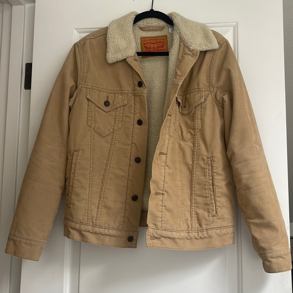 Levi’s corduroy Sherpa coat